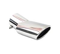 DIQXLGS Per CR-V CRV 2017 2018 2019 2020 2021 76mm Terminale Scarico Auto Acciaio Inox Ricambio(Argento)