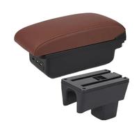 DIQXLGS Per Daihatsu Per Terios Bracciolo Auto Console Centrale Componenti Interni Accessori Con USB(B6 marrone 3USB)