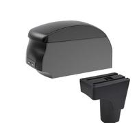 DIQXLGS Per Datsun GO Per GO Plus Portabraccioli Centrale Universale Auto Scatola Di Archiviazione Portabicchieri(A2 Black single)