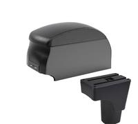 DIQXLGS Per Datsun GO Per GO Plus Portabraccioli Centrale Universale Auto Scatola Di Archiviazione Portabicchieri(B2 Black double)