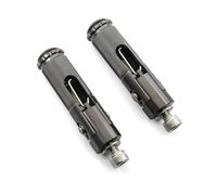 DIQXLGS Per Ducati Per Monster 696 796 1100 S2R S4R S4RS Motociclo Poggiapiedi Universale 8mm Pedane Posteriori(GRIGIO)