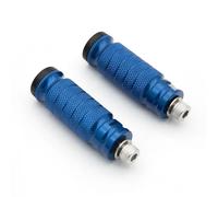 DIQXLGS Per Ducati Per Monster 696 796 1100 S2R S4R S4RS Motociclo Poggiapiedi Universale 8mm Pedane Posteriori(Blu)
