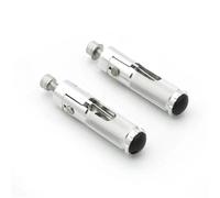 DIQXLGS Per Ducati Per Monster 696 796 1100 S2R S4R S4RS Motociclo Poggiapiedi Universale 8mm Pedane Posteriori(Argento)
