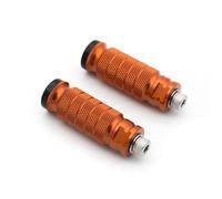 DIQXLGS Per Ducati Per Monster 696 796 1100 S2R S4R S4RS Motociclo Poggiapiedi Universale 8mm Pedane Posteriori(Arancia)