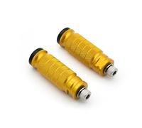 DIQXLGS Per Ducati Per Monster 696 796 1100 S2R S4R S4RS Motociclo Poggiapiedi Universale 8mm Pedane Posteriori(Oro)