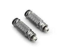 DIQXLGS Per Ducati Per Monster 696 796 1100 S2R S4R S4RS Motociclo Poggiapiedi Universale 8mm Pedane Posteriori(Gray)