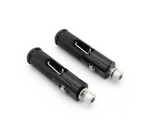 DIQXLGS Per Ducati Per Monster 696 796 1100 S2R S4R S4RS Motociclo Poggiapiedi Universale 8mm Pedane Posteriori(NERO)