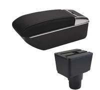 DIQXLGS Per F&ord Per EcoSport 2018 2019 2020 2021 2022 2023 2024 Box Bracciolo Auto Scatola Di Archiviazione Braccio Parti Retrofit(D2 Linea nera Nessuna USB)