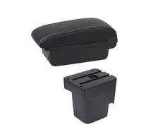 DIQXLGS Per F&ord Per Focus 2 Per Focus 2 Mk2 2005 2006 2007 2008 2009 2010 2011 Auto Scatola Bracciolo Scatola Di Stoccaggio(A1 Nero bianco NOUSB)
