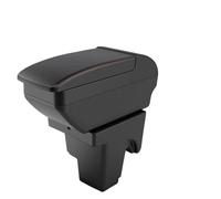 DIQXLGS Per F&ord Per Focus 3 Scatola Bracciolo Per F&ord Per Focus Mk3 III Scatola Bracciolo Auto Scatola Ripiano Centrale(A1 Nero rosso SENZA USB)