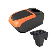 DIQXLGS Per F&ord Per Focus 3 Scatola Bracciolo Per Focus Mk3 III Scatola Bracciolo Auto Scatola Di Stoccaggio Centrale(B2 Orange frame 6USB)