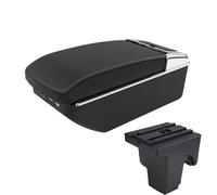DIQXLGS Per F&ord Per Focus 3 Scatola Bracciolo Per Focus Mk3 III Scatola Bracciolo Auto Scatola Di Stoccaggio Centrale(A2 Black line7 USB)