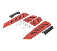 DIQXLGS Per Forza350 Per FORZA 350 125 NSS 350 Accessori Moto Poggiapiedi Pedana Passo Pedana Pedale Piastra Poggiapiedi(ROSSO)