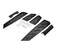 DIQXLGS Per Forza350 Per FORZA 350 125 NSS 350 Accessori Moto Poggiapiedi Pedana Passo Pedana Pedale Piastra Poggiapiedi(NERO)