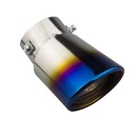 DIQXLGS Per Great Wall Per Haval Per DARGO Silenziatore Per Tubo Di Scarico Di Grande Diametro In Acciaio Inossidabile Decorazione Per(Blu)