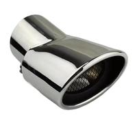 DIQXLGS Per Great Wall Per Haval Per DARGO Silenziatore Per Tubo Di Scarico Di Grande Diametro In Acciaio Inossidabile Decorazione Per(Argento)