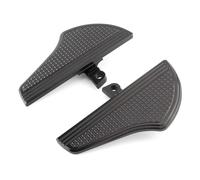 DIQXLGS Per Harley Per Sportster XL 883 XL1200 Per V-Rod Low Per Hugger Motorcycle 45 Degree Footpegs Black CNC Footrests(NERO,Posteriore)