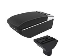 DIQXLGS Per Hyundai I20 2012 Scatola Bracciolo Auto Componenti Interni Ricambi Scatola Portaoggetti Accessorio Auto(A2 Black line7 USB)