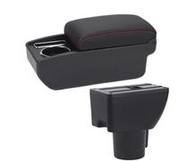 DIQXLGS Per HYUNDAI Per Getz Bracciolo Componenti Retrofit Interni Vanocentrale Accessori Auto(C1 Nero rosso NO USB)