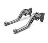 DIQXLGS Per Kawasaki ER-5 ER500 1999-2006 Per VERSYS Per Ninja 650 ER6F ER6N 2006-2008 Z750 2004-2006 Leva Frizione Freno(GRIGIO,147mm)