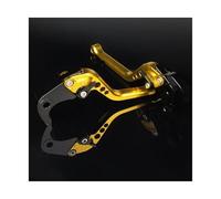 DIQXLGS Per Kawasaki ER-5 ER500 1999-2006 Per VERSYS Per Ninja 650 ER6F ER6N 2006-2008 Z750 2004-2006 Leva Frizione Freno(Oro,177 mm)