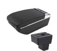 DIQXLGS Per Mazda 2 Skyactiv Versione Per CX-3 Scatola Bracciolo Retrofit Scatola Di Immagazzinamento Bracciolo Auto Accessori Auto(A2 Black line7 USB)