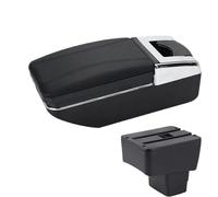 DIQXLGS Per Mazda CX-3 Bracciolo Retrofit Per Mazda 2 Versione Skyactiv Per CX-3 CX-3 Auto Bracciolo Scatola Di Archiviazione(Linea nera A2 Nessuna USB)
