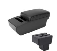DIQXLGS Per Mazda CX-3 Portabraccioli Per Mazda 2 Versione Skyactiv Portabraccioli Auto Scatola Di Immagazzinaggio Retrofit(A2 Black Tissue Box)