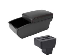 DIQXLGS Per Mazda CX-3 Portabraccioli Per Mazda 2 Versione Skyactiv Portabraccioli Auto Scatola Di Immagazzinaggio Retrofit(B1 Red Storage box)