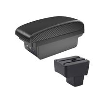 DIQXLGS Per Mazda CX-3 Retrofit Bracciolo Per Mazda 2 Versione Skyactiv Per Cx3 CX-3 2018-2020 Scatola Di Stivaggio Bracciolo Auto Con USB Ricarica(B2 linea nera 3USB)