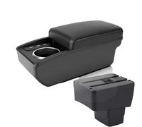 DIQXLGS Per Mazda CX-3 Scatola Bracciolo Per Mazda 2 Skyactiv Version Per Cx3 CX-3 Scatola Di Archiviazione Bracciolo Auto(B2 Linea nera 6USB)