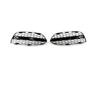 DIQXLGS Per Mercedes Per Benz Classe C W205 C180 C200 C250 2058851123 2058851223 Griglia Paraurti Anteriore Copertura Fendinebbia Finiture Cromate Nido D'ape DIQXLGS(NERO)