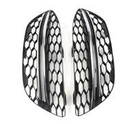 DIQXLGS Per Mercedes Per Benz Classe C W205 C300 2015-2016-2017-2018 2 Pezzi Griglie A Nido D'ape Per Fendinebbia Paraurti Anteriore DIQXLGS(Cromo)
