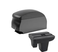DIQXLGS Per MG MG3 Scatola Bracciolo Auto Scatola Di Archiviazione Centrale Modifica Interna Forniture Auto Ricarica Guida A Destra(B2 Black double)