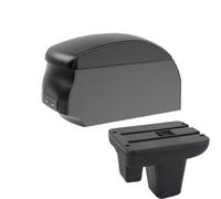 DIQXLGS Per MG MG3 Scatola Bracciolo Auto Scatola Di Archiviazione Centrale Modifica Interna Forniture Auto Ricarica Guida A Destra(A2 Black single)