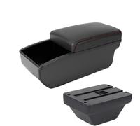 DIQXLGS Per MG Per ZS Scatola Bracciolo Scatola Di Archiviazione Centrale Interno Retrofit Con Portafazzoletti Accessori Interni Auto(B1 Red Storage box)