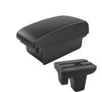 DIQXLGS Per MG3 Scatola Bracciolo Auto Guida A Destra Console Centrale Scatola Di Archiviazione Modifica Interna(B2 linea nera 3USB)