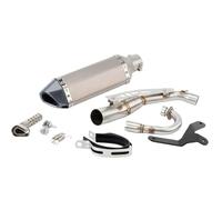 DIQXLGS Per Monkey 125 2019 2020 2021 2022 2023 Escape Slip-On Terminale Di Scarico Moto Con Tubo Di Collegamento Centrale. Accessori Modificati(Stile A)