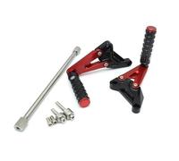 DIQXLGS Per Monkey125 2018 2019 2020 2021 2022 2023 2024 Accessori Modifiche Moto Pedale Posteriore In Lega Di Alluminio(ROSSO)