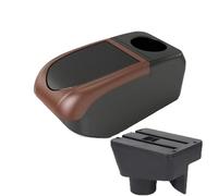 DIQXLGS Per Morris Per Garage MG3 Bracciolo Portaoggetti Per MG MG3 Bracciolo Console Centrale Auto Accessori Modifica Con USB(B3 Brown frame 6USB)