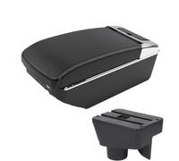 DIQXLGS Per Morris Per Garages MG3 Per MG MG3 Bracciolo Centrale Accessori Auto Interni Modifica USB(A3 Nero bianco 7USB)