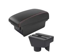 DIQXLGS Per Morris Per Garages MG3 Portabracciolo Per MG Per MG3 Bracciolo Console Centrale Auto Con USB(B1 Nero rosso 3USB)