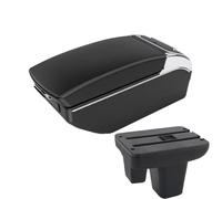 DIQXLGS Per Morris Per Garages MG3 Scatola Bracciolo Scatola Bracciolo Per MG MG3 Bracciolo Auto Scatola Di Stoccaggio Centrale Guida A Destra(Linea nera Nessuna USB)