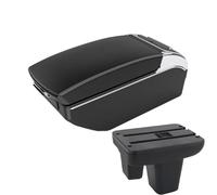 DIQXLGS Per Morris Per Garages MG3 Scatola Bracciolo Scatola Bracciolo Per MG MG3 Bracciolo Auto Scatola Di Stoccaggio Centrale Guida A Destra(Linea bianca Nessuna USB)