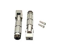 DIQXLGS Per Moto Biciclette Veicoli Elettrici Ciclomotori Kart Scooter Pedali Universali 8mm Poggiapiedi Pieghevoli Compatibili(GRIGIO)