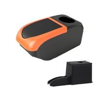 DIQXLGS Per N&issan Per DATSUN MIDO NODO Auto Bracciolo Portaoggetti Accessori Dettagli Interni(B2 Orange frame 6USB)