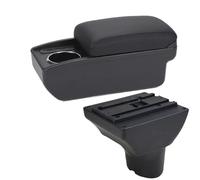 DIQXLGS Per N&issan Per Kicks 2016 2017 2018 2019 2020 -2024 Box Bracciolo Retrofit Interno Scatola Stoccaggio Auto Accessori Auto(B2 Linea nera 6USB)