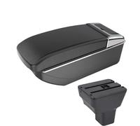 DIQXLGS Per N&issan Per Kicks Portabraccioli Auto 2016-2021 Parti Interni Ricambi Retrofit Scatola Di Archiviazione Centrale Interfaccia USB(B2 linea nera SENZA USB)
