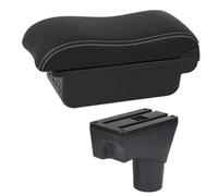 DIQXLGS Per N&issan Per March Per Micra K13 MK4 IV 2010-2023 Per Sunny Bracciolo Portaoggetti Auto Scatola Di Contenimento Console Centrale(C2 Linea Bianca)