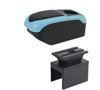 DIQXLGS Per N&issan Per Micra K14 Scatola Bracciolo Per N&issan Per Micra 2020-2023 Scatola Bracciolo Auto Scatola Di Stoccaggio Accessori Auto Interni(Nero Blu)